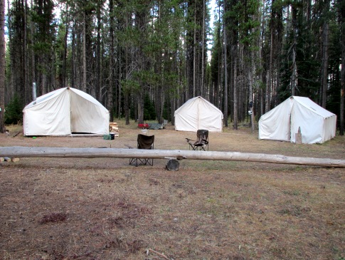 Montana Backcountry Outfitters Our Pack Trip and Campsite Photo